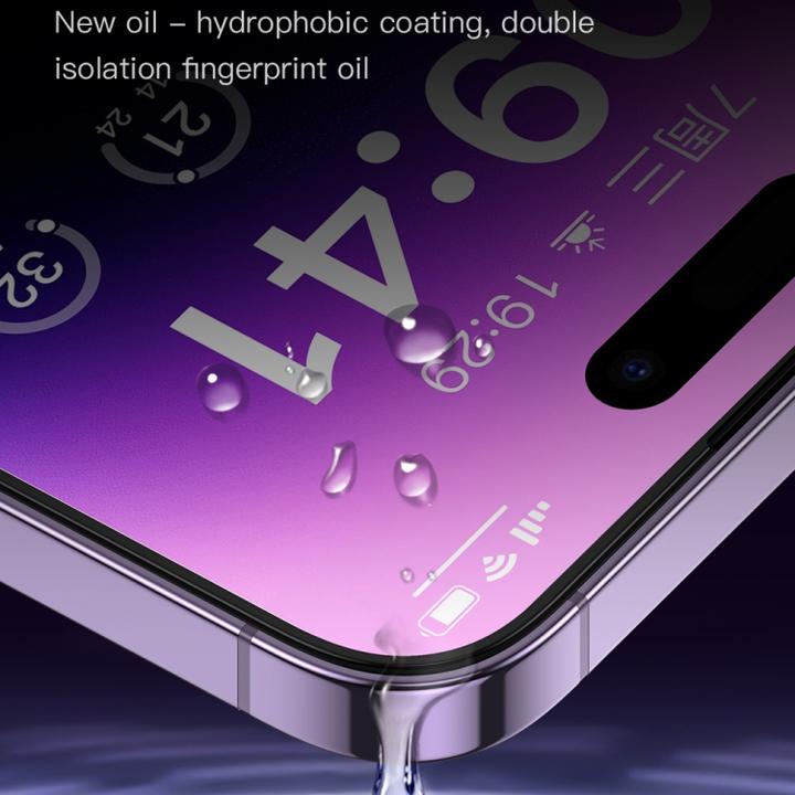 Immagine prodotto Totu Design Proteggi schermo iPhone 14 Pro in vetro antiproiettile con schermo privacy (1 Pezzo/i, Apple iPhone 14 Pro)