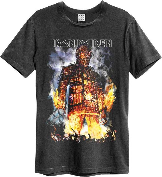 Actual product image Amplified Unisex Adult The Wicker Man Iron Maiden T-Shirt (3XL)