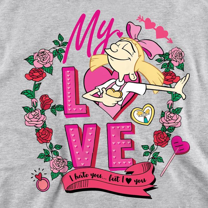 Image du produit Hey Arnold! - Sweat HATE YOU BUT LOVE YOU - Adulte (L)