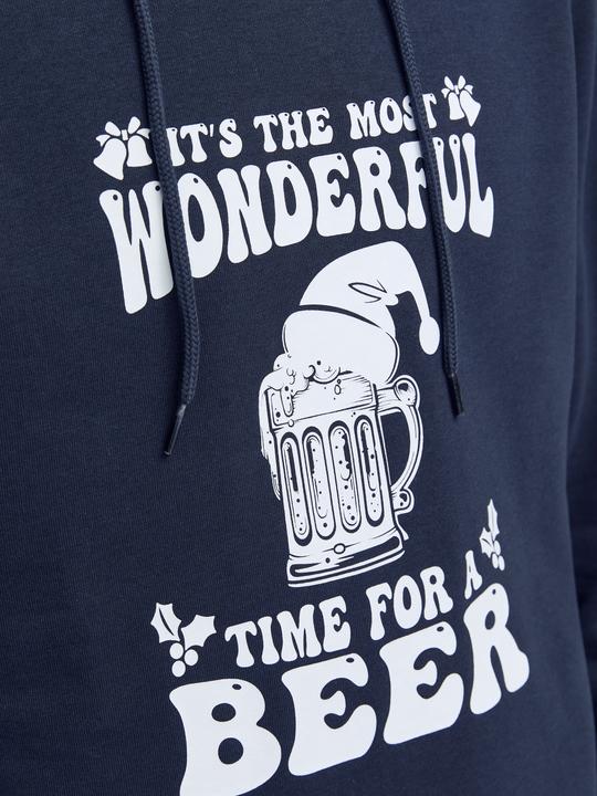 Actual product image Jack & Jones Jjxmas One Colour Funny Sweat Hood (XL)