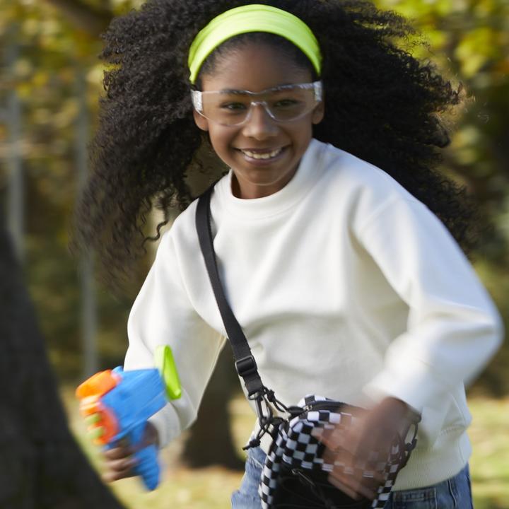 Actual product image Nerf Elite Junior Racer Easy Play Dart Blaster
