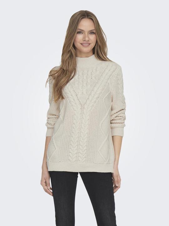Produktbild Only High Neck Zopfstrick Strickpullover (M)