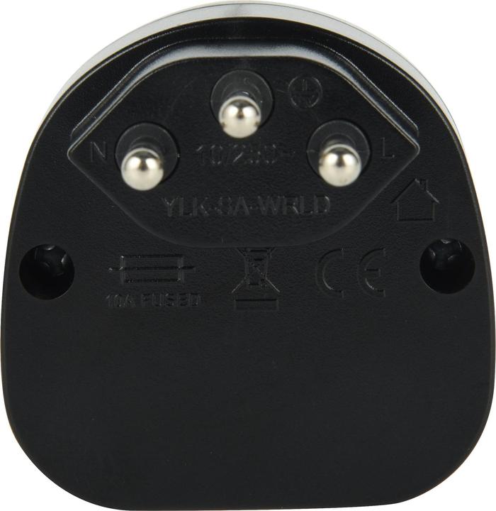 Produktbild Schönenberger Reiseadapter World to Switzerland, schwarz