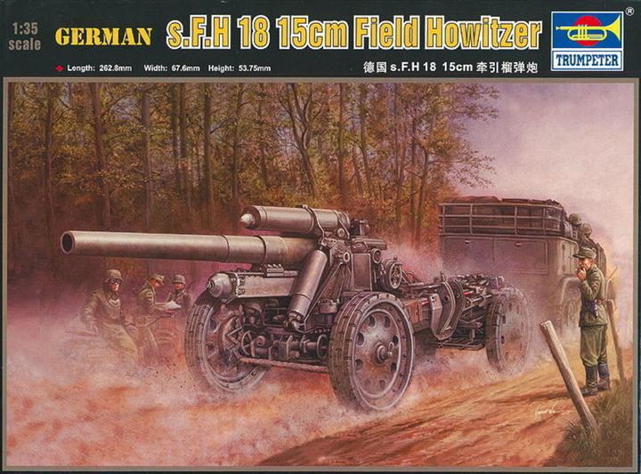Produktbild Trumpeter German 15cm s.FH 18 Field Howitzer