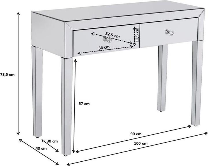 Actual product image Kare Design Console Luxury (100 x 40 x 77 cm)