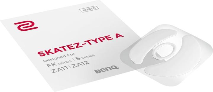 Image du produit BenQ Zowie Skatez Type A pieds de souris blancs pour la série FK et la souris ZA11 ZA12, téflon blanc