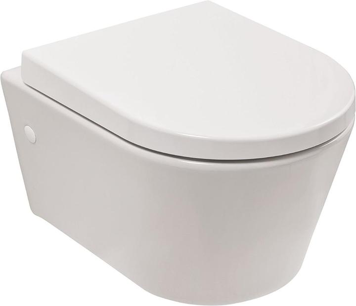 Actual product image Sanitop wall-mounted WC set with soft-close soft-closing mechanism
