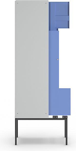 Produktbild Z-Garderobenschrank mit Sitzbank (40 cm, 214 cm)