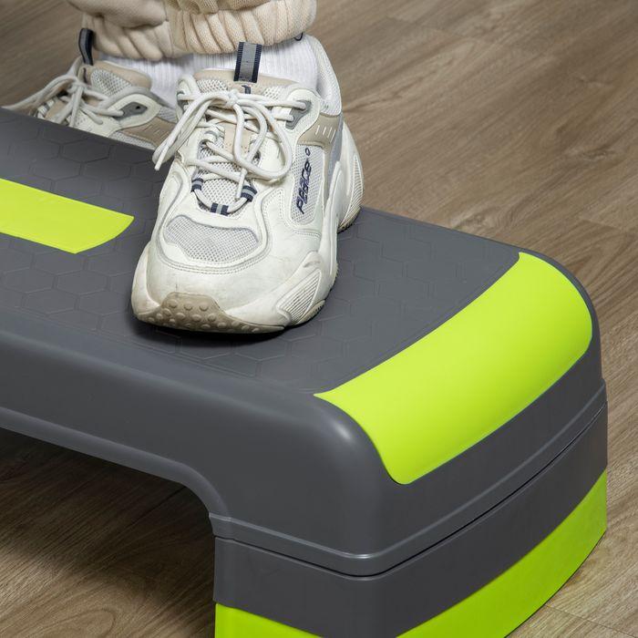 Produktbild Swisshandel24 Aerobic-Stepper Steppbrett höhenverstellbar mit 3 Stufen (10/15/20 cm) bis 150kg