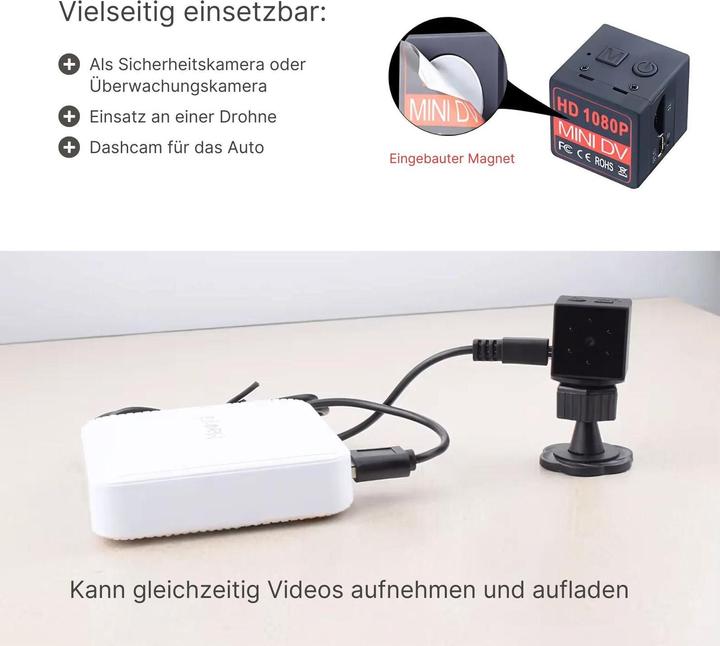 Produktbild Hermex MD23 Mini-Überwachungskamera (1920 x 1080 Pixels)
