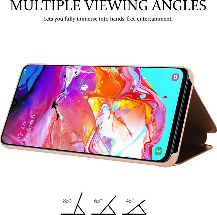 Productafbeelding Cadorabo Boek Smart View Spiegelhoes (Samsung Galaxy A70S, Samsung Galaxy A70)