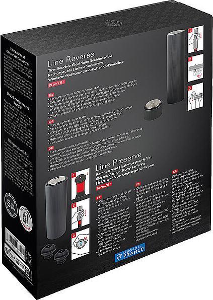 Produktbild Peugeot Geschenkbox Master of wine Set 3-tlg. schwarz