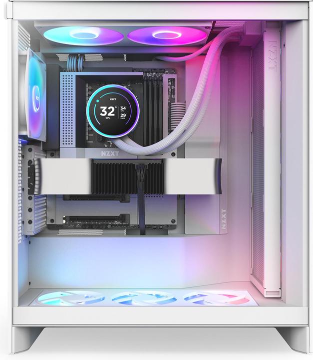 Actual product image NZXT Kraken Elite 420 RGB 420 mm (weiss)