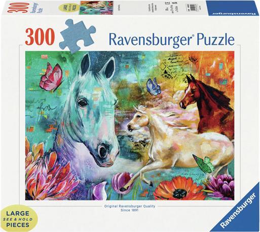 Actual product image Ravensburger Puzzle Fantasy Horses 300 pieces extra large (300 pieces)