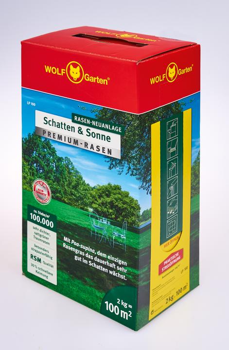Produktbild Wolf-Garten Premium Schatten-Sonne (Rasensamen)