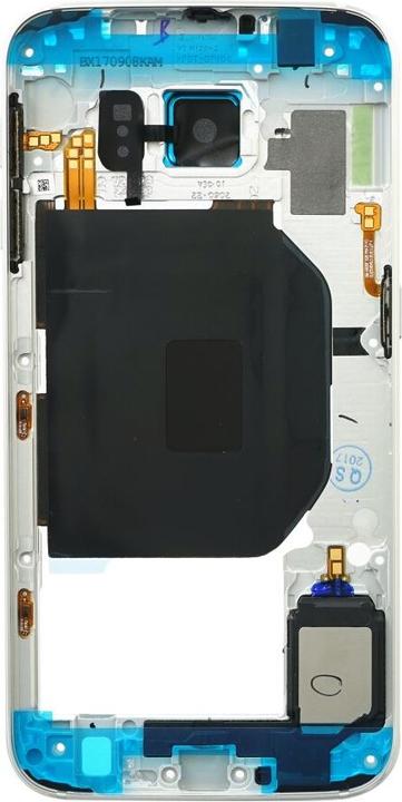Actual product image Samsung Galaxy S6 G920F middle frame blue (Galaxy S6)