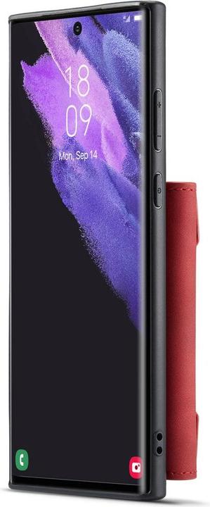 Produktbild Cover-Discount Galaxy S22 Ultra - Hülle mit Kreditkarten Etui rot (Samsung Galaxy S22 Ultra)