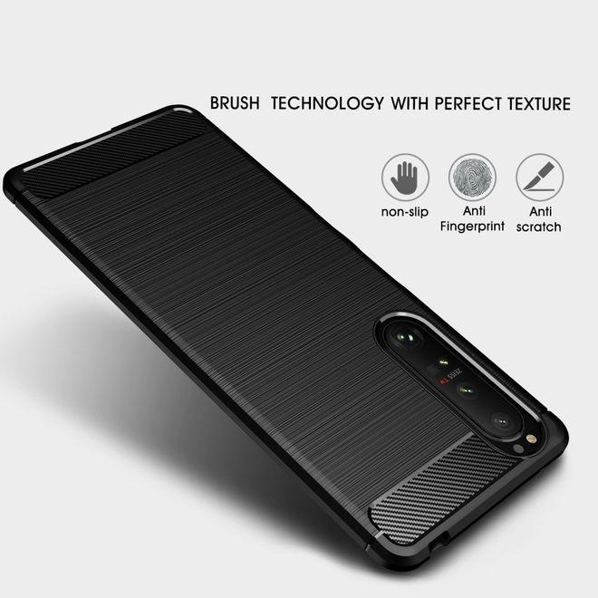 Produktbild MU Style Carbon Fiber TPU Softcase Series (Sony Xperia 1 III)