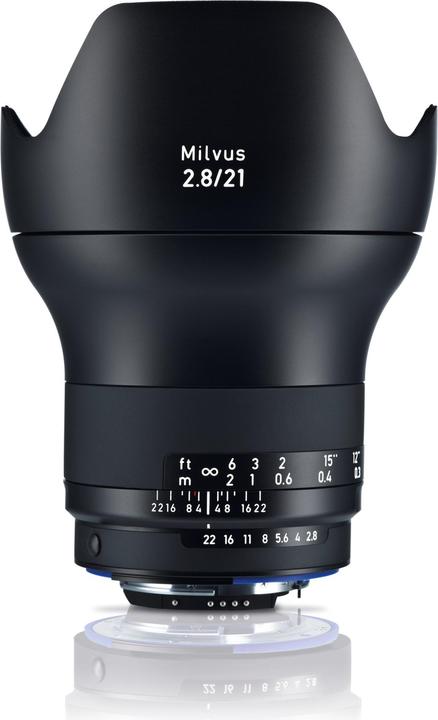 Image du produit Zeiss Milvus 21mm f/2.8 ZF.2 Nikon F (Nikon F, Plein format)