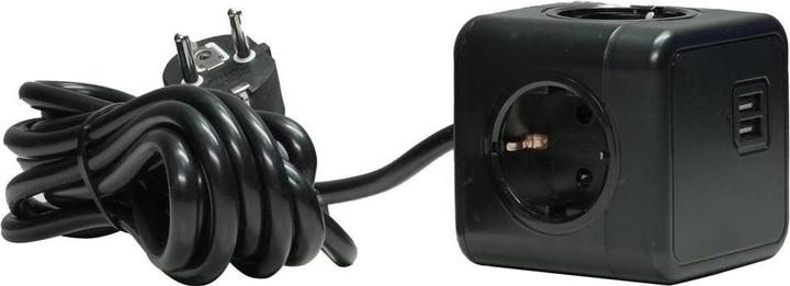 Image du produit MicroConnect Power Cube Duo USB & Power, 3m (3 x, 3 m)