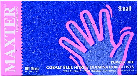 Produktbild Maxter Nitrilhandschuhe Kobaltblau s. S 100 Stk. (S)