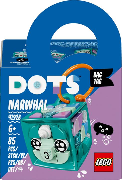 LEGO Taschenanhänger Narwal (41928, LEGO Dots)