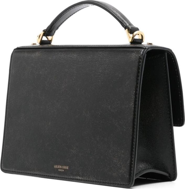 Actual product image Golden Goose venezia handbag in black leather