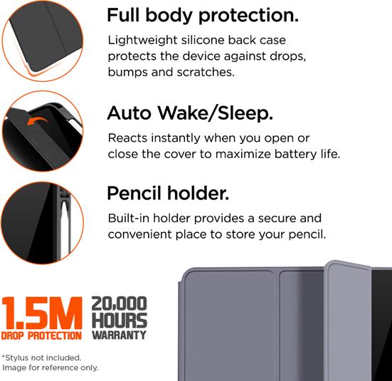 Actual product image Eiger Storm 250 Stylus Case (iPad mini 2024 (7th gen), iPad mini 2021 (6th Gen))