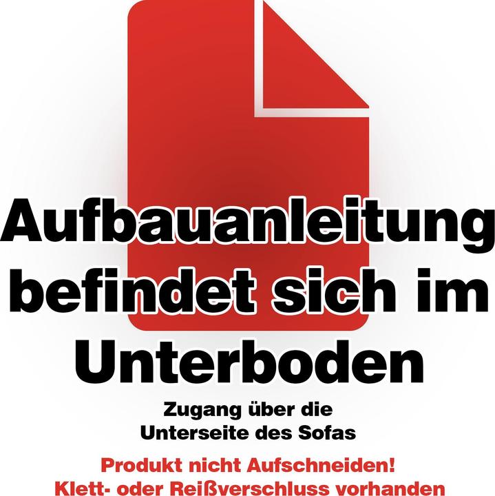 Actual product image HTI-Living Polstercouch mit variabler Ottomane Reva Grau (Corner sofa)