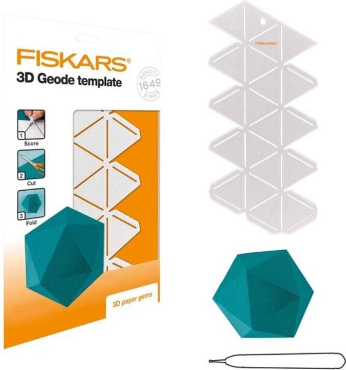 Image du produit Fiskars 1059566 Bijou en papier 3D, plastique, blanc (300 mm)