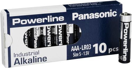 Actual product image Panasonic Powerline Industrial Alkaline (10 pcs., AAA)