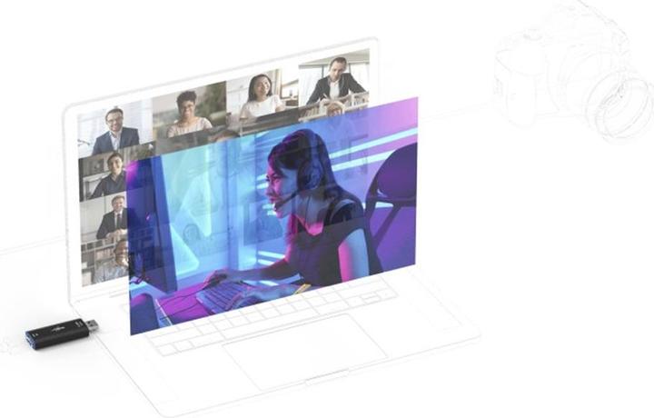 Actual product image Urage Video Converter Stream Link 4K, Black (PC, Mac)