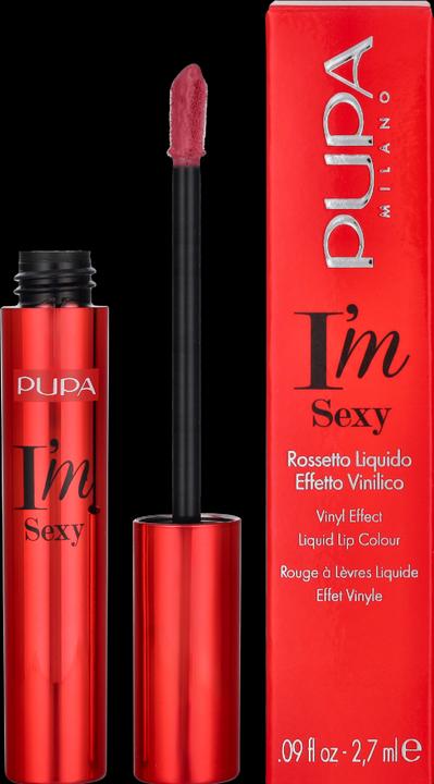 Image du produit Pupa Milano Pupa - I m Sexy Vinyl Effect Liquid Lip Colour - Rouge à lèvres liquide 2.7 ml 004 Deep Rose (004 Deep Rose)