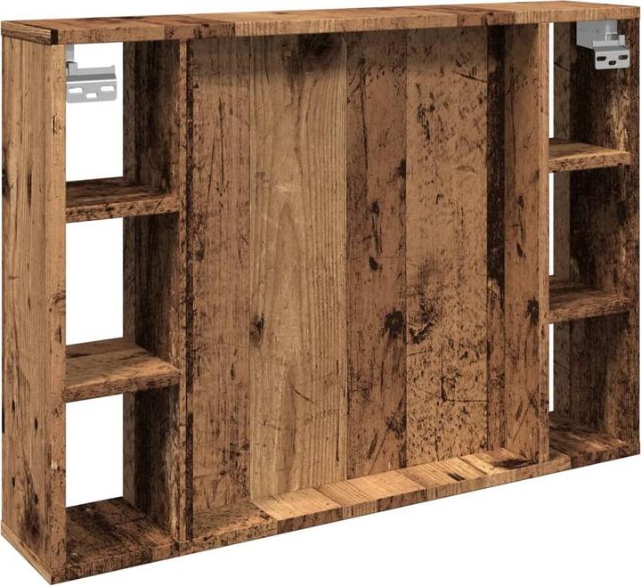 Produktbild VidaXL Spiegelschrank mit LED-Leuchten -Optik (76 x 15 x 55 cm)