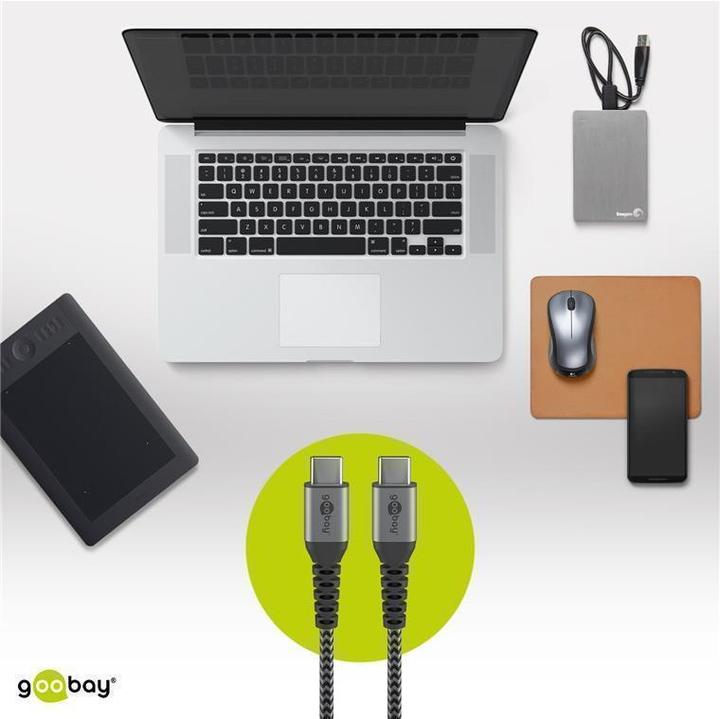 Actual product image Goobay USB C – USB C (1 m, USB 2.0)