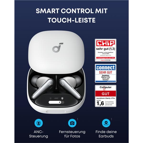 Image du produit soundcore Liberty 4 Pro (ANC, 7.50 h, Sans fil)