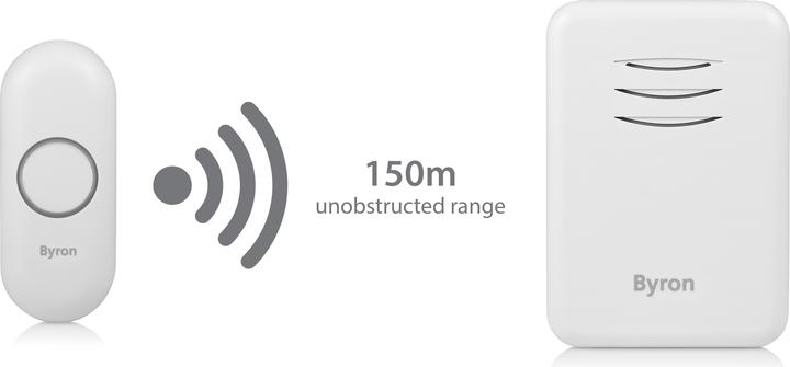 Actual product image Byron Radio Doorbell Radio Doorbell Set (Wireless)