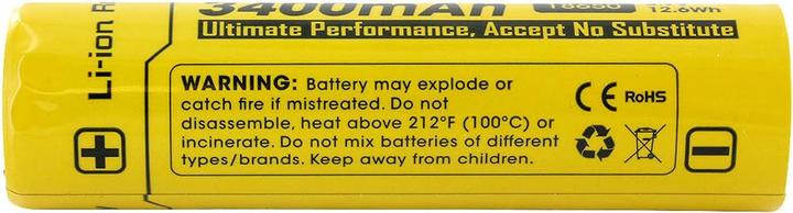 Actual product image Nitecore 18650 Rechargeable battery