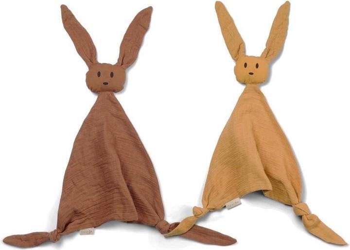 Nuuroo Ado Hugging Cloth 2-pack - Caramel Café / Golden Yellow