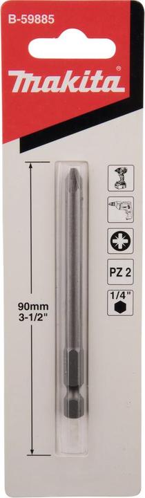 Produktbild Makita Kreuzschlitz-Bit lang PZ2 (PZ2)
