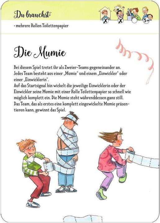 Immagine prodotto 50 giochi per le feste di compleanno dei bambini in età da scuola materna (Tedesco)