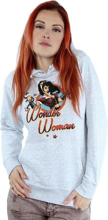 Immagine prodotto Wonder Woman Felpa con Cappuccio Distintivo Donna (XS)