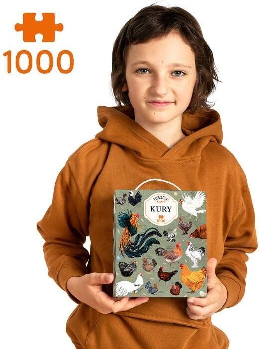 Actual product image Czuczu Puzzle Puzzlove Chickens 1000 pieces (1000 pieces)