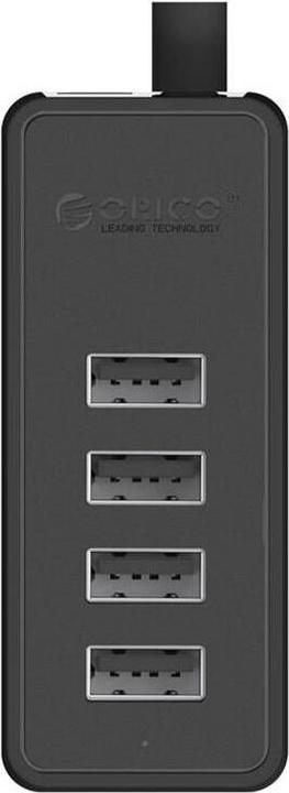 Image du produit Orico W5P-30 Adaptateur USB vers 4x USB 2.0 Hub (noir) (USB-A, 4 Ports)