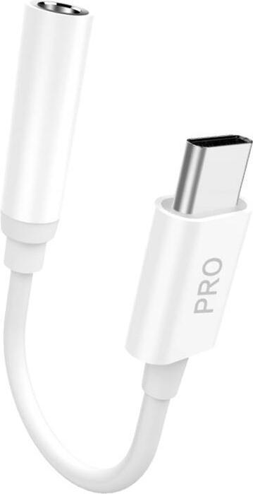 Dudao Audio adapter headphone adapter USB Type C to 3.5mm mini jack (USB Typ C, 3.5mm Klinke)