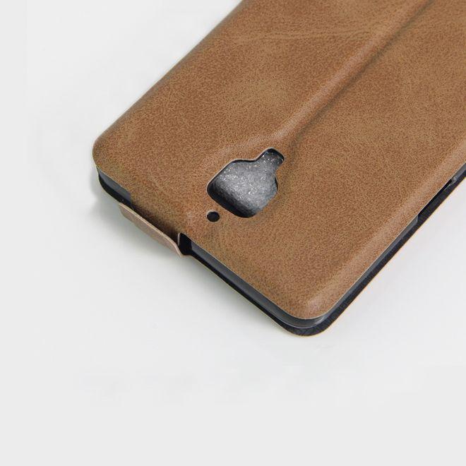 Actual product image MU Classic Crazy Horse Leather Flipcase (OnePlus 3, OnePlus 3T)