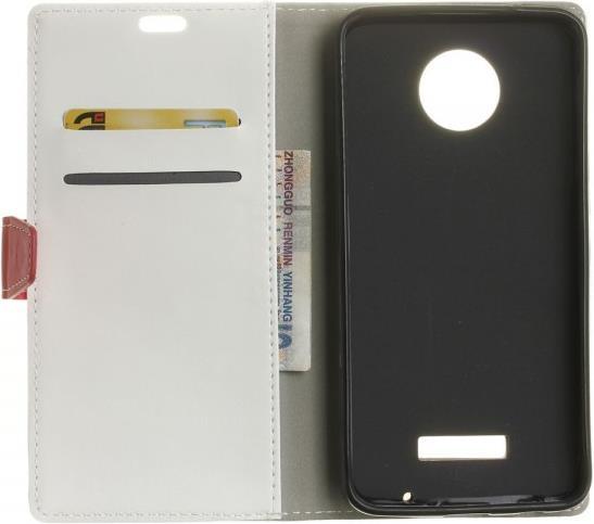 Actual product image Leather book cover with colored bar