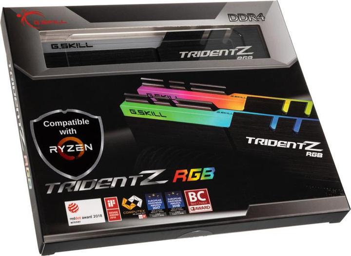 Actual product image G.Skill Trident Z RGB (for AMD) (2 x 8GB, 3200 MHz, DDR4-RAM, DIMM)