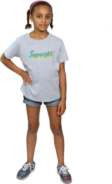 Immagine prodotto Supergirl Text Logo Maglietta Ragazze (140, 146)