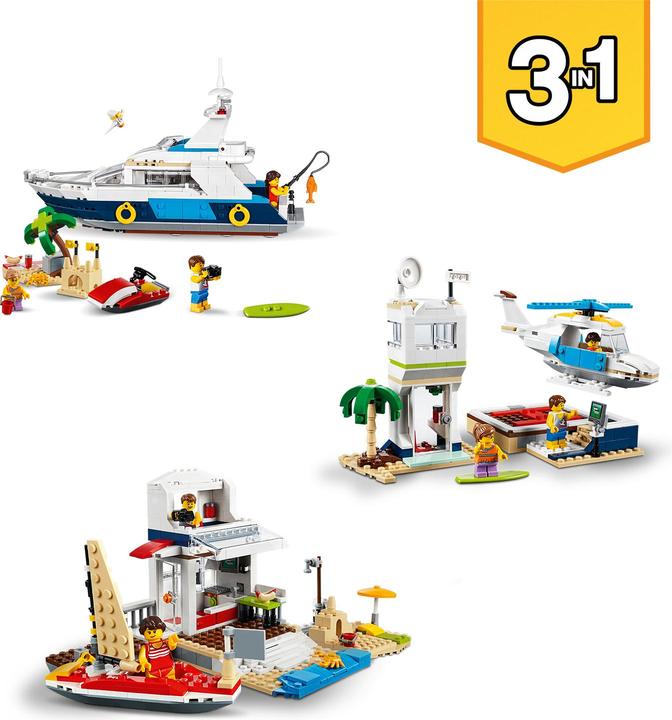 Image du produit LEGO Aventure sur un yacht (31083, LEGO Creator 3-in-1)
